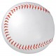 Custom Logo Synthetic Leather Baseball w/ Rubber Core