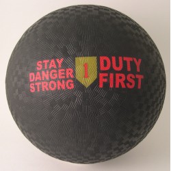 Custom Logo 2-Ply Rubber Playground Ball - 10" Custom Logo 2-Ply Rubber Playground Ball - 10"