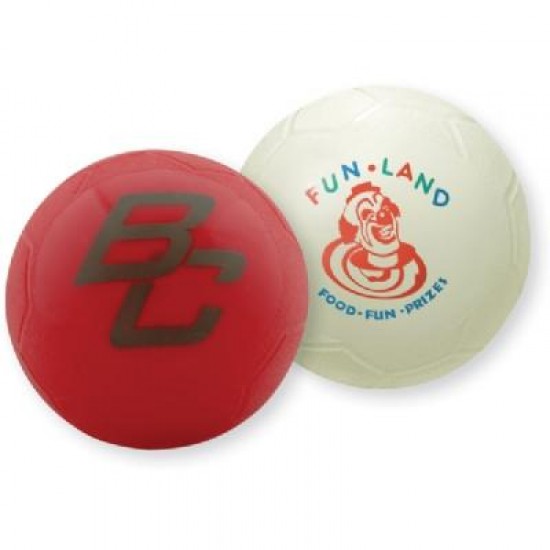 Custom Logo Mini Reinflatable Vinyl Soccer Ball - 4"