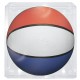 Custom Logo Red/ White/ Blue Full Size Rubber Basketball