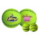 Custom Logo Wilson Official Optic Yellow Synthetic Leather Softball Custom Logo Wilson Official Optic Yellow Synthetic Leather Softball