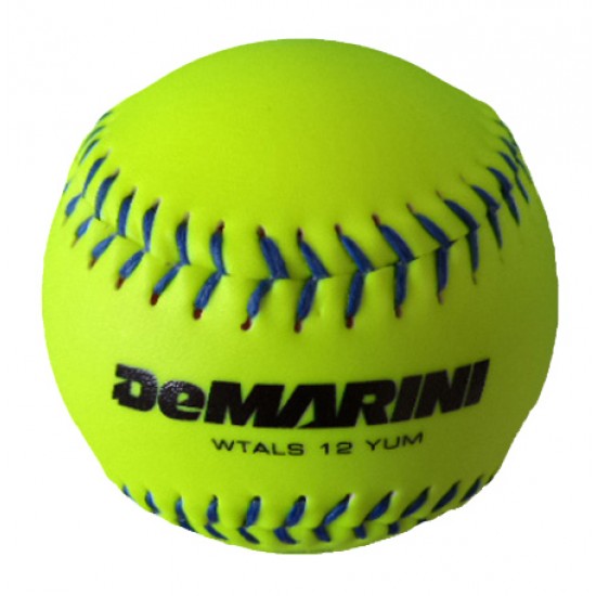 Custom Logo Wilson Official Optic Yellow Synthetic Leather Softball Custom Logo Wilson Official Optic Yellow Synthetic Leather Softball
