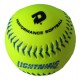 Custom Logo Wilson Official Optic Yellow Synthetic Leather Softball Custom Logo Wilson Official Optic Yellow Synthetic Leather Softball