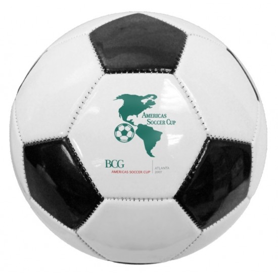 Custom Logo Full Size Synthetic Leather Soccer Ball (Size 5)