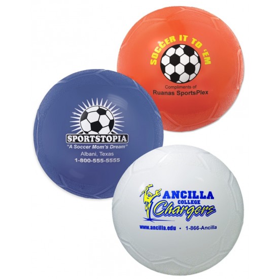 Custom Logo Mini Vinyl Soccer Ball - 4 1/4"